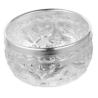 Imagem de Tigela tailandesa para decoração de spa, tigela de condimento, tigela vintage, tigela de água, tigela ritual, tigela de água tibetana, decoração retrô, tigela de tailandesa, estanho,