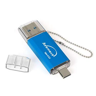 Imagem de AVOMOCO USB 3.1 512 GB Tipo C Dual High Speed Photo Backup Stick para celulares com porta USB C, tablet, unidade de memória fotográfica para Galaxy, LG, Google, Moto.