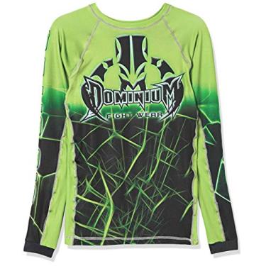 Imagem de Camisa Rash Guard de Compressão Termica - Neon Verde Jiu Jitsu - G