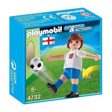 Imagem de Playmobil Esportes Seleçoes Fifa Jogador Inglaterra 4732 - Sunny