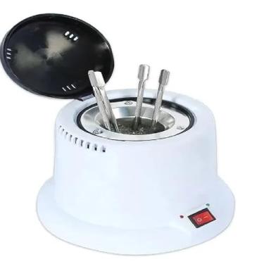 Imagem de Esterilizador Elétrico De Alicates Tesouras Metal Com Microesfera Manicure Pedicure