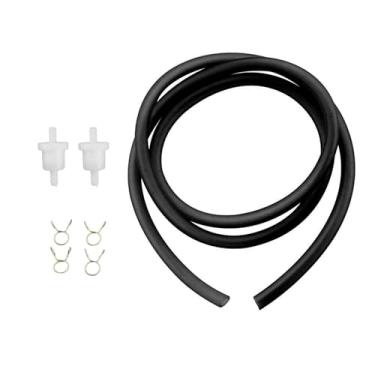 Imagem de PRO BAT O.D. Linha de combustível para bicicleta suja de 8 mm para quadriciclo de 50 cc 70 cc 90 cc 110 cc 125 cc 150 cc 200 cc 250 cc ATV Go Kart Moped Scooter Pocket Pit Bike (39,3 polegadas, preto)