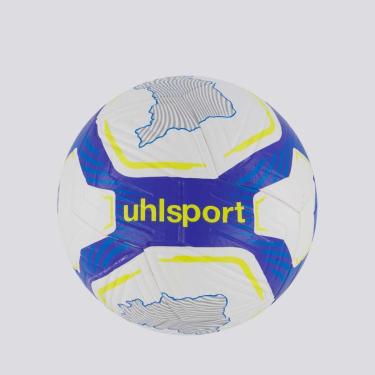 Imagem de Mini Bola Uhlsport Match R2 Brasileirão 2024 Branca e Azul-Unissex