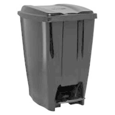 Imagem de Lixeira Com Pedal Preto 20l Eco Nature Jaguar