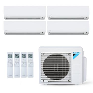 Imagem de Ar-Condicionado Multi Split Inverter Daikin 28.000 BTUs (3x Evap HW 9.000 + 1x Evap HW 18.000) Quente/Frio 220V