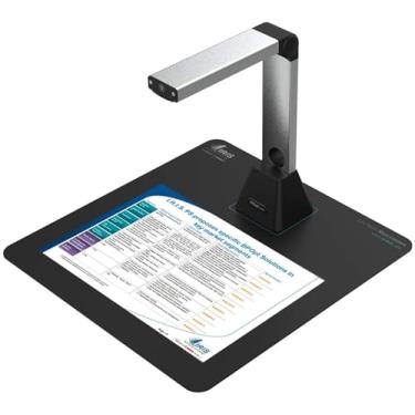 Imagem de IRIScan Scanner portátil de mesa 5-A4, scanner de documentos de 8 MP, USB, câmera com autoachatamento, tecnologia de IA, remoção de impressões digitais, OCR, multiidiomas, Windows e macOS Cinza