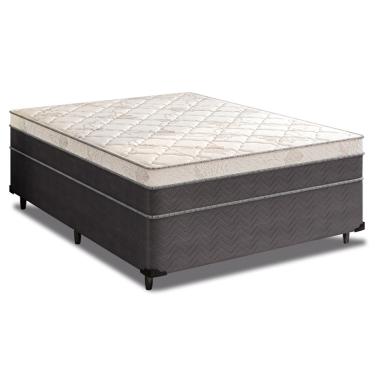 Imagem de Cama Box Casal + Colchão Molas Ensacadas Luare Europillow 138x188x70cm Full - Maestro Colchões