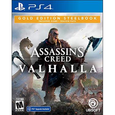 Imagem de Assassin’s Creed Valhalla PlayStation 4 Gold Steelbook Edition with Free Upgrade to the Digital PS5 version