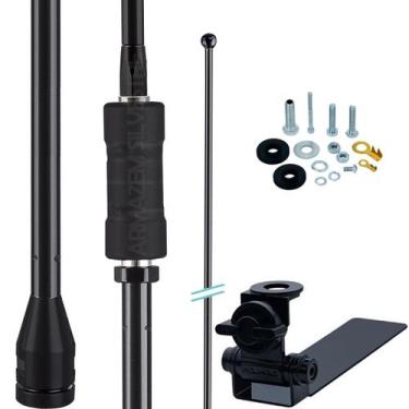 Imagem de Antena Px Black Mini Argentina 200w 1,08m Caminhonete Carroceria Paraf
