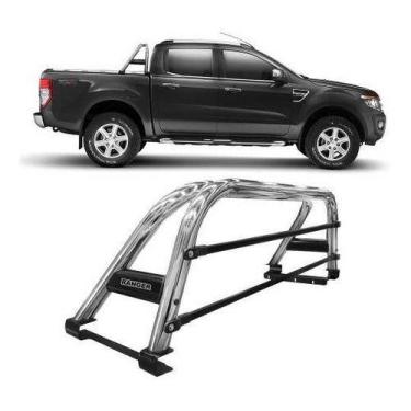 Imagem de Kit Estribo Ranger 13 A 18 Oblongo E Santo Antonio Cromado - HOZZ