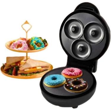 Imagem de Máquina Donuts Elétrica Dupla Face Máquina Mini Donuts Faz 7 - Great C