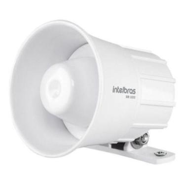Imagem de Sirene Intelbras 105 Db Sir 1000 Branca Potencia Alta