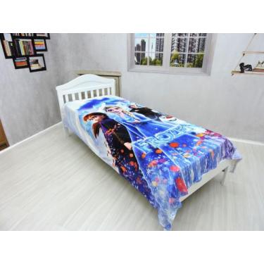 Imagem de Manta Cobertor Frozen Solteiro Ultra Soft Macia Infantil - Fantasia Br