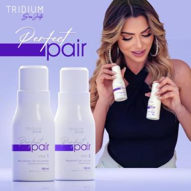 Imagem de Kit Reconstrutor 2 Etapas Perfect Pair Tridium Cosméticos