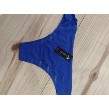 Imagem de Calcinha Corte Laser Com Transparência Sem Costura microfibra poliamid