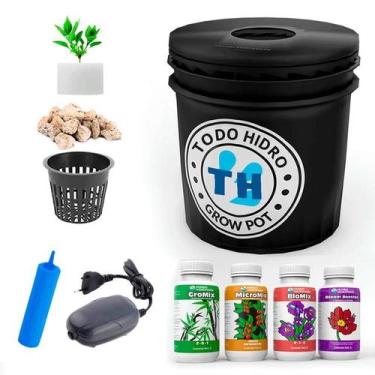 Imagem de Grow Pot Original 20L Pote Kit Hidroponico Com Nutrientes - ToDo Hidro