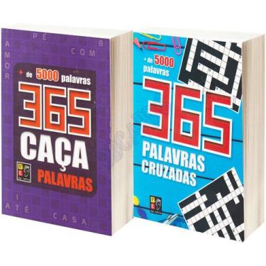 Imagem de Livro de Passatempo 365 Caça Palavras Cruzadas - Pé da Letra