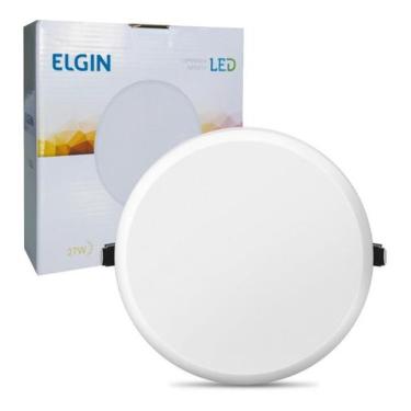 Imagem de Plafon Luminária Infinity Led Redondo Embutir 27W Elgin