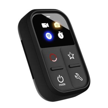 Imagem de Andoer Controle remoto inteligente sem fio para GoPro Hero 13/12/11/10/9/8/Max LED colorido bateria embutida 50 m distância de controle com alça de pulso, cabo de carregamento USB