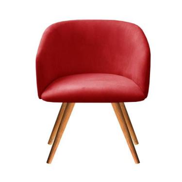 Imagem de Poltrona Atenas Cadeira Pé Palito Madeira Decoração Recepção, Sala, Me