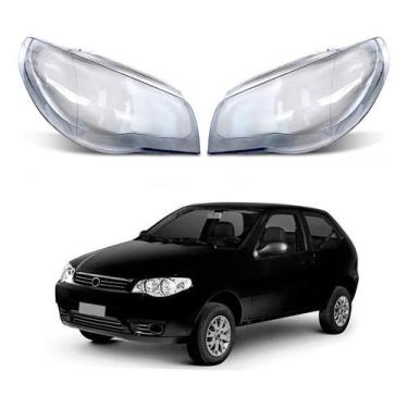 Imagem de Par Lente Farol Dianteiro Fiat Palio 1.8 2004 A 2010 - RF