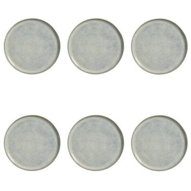 Imagem de Conjunto De Pratos Rasos 06 Peças Bio Green Granite Porto Brasil