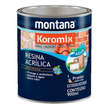 Imagem de Koromix Resina Acrílica Premium Base D'água Montana 0,9Lt