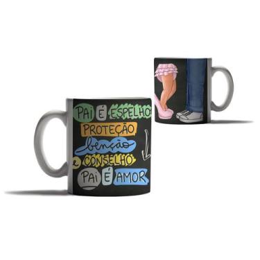 Imagem de Caneca Presente Feliz Dia dos Pais Homenagem Amor Filhos HD - Enjoy Sh