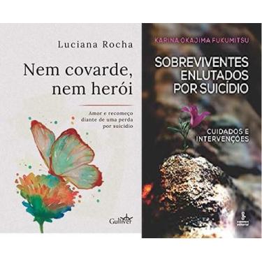 Imagem de KIT 2 LIVROS Nem Covarde, nem Herói + Sobreviventes enlutados por suic