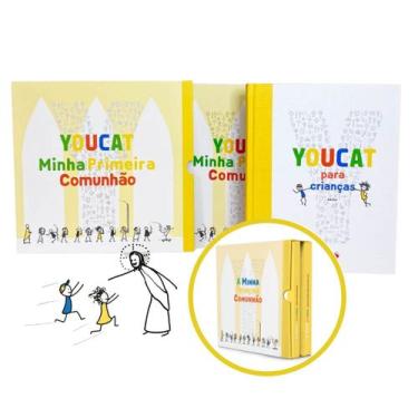 Imagem de Box Coleção Youcat para Crianças Minha Primeira Comunhão Álbum Recorda