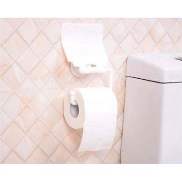 Imagem de Suporte De Plástico Para Rolo De Papel Higiênico Do Banheiro Com Ganch
