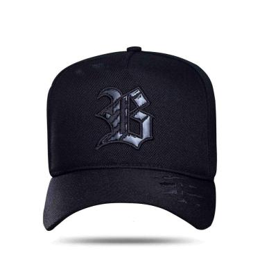 Imagem de Boné BLCK Brasil Snapback Aba Curva Preto Tiger Black Piano