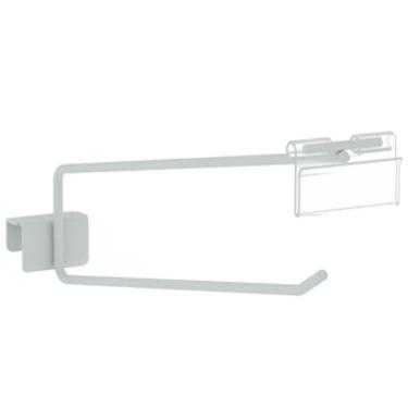 Imagem de Gancho Simples 10 Un Com Porta Etiqueta Para Gôndola 30cm Amapá