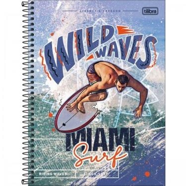 Imagem de Caderno Univ. 1 Matéria 80 Folhas Do It Surf - Tilibra