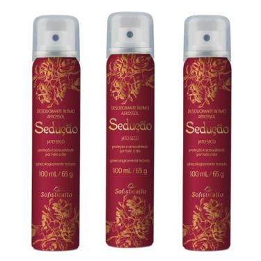 Imagem de KIT Sedução com 3 Desodorantes Íntimos da Sofisticatto - Frescor e Con