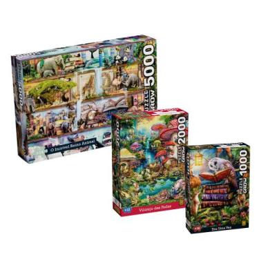 Imagem de Combo Quebra-cabeças Encantos e Criaturas - Grow
