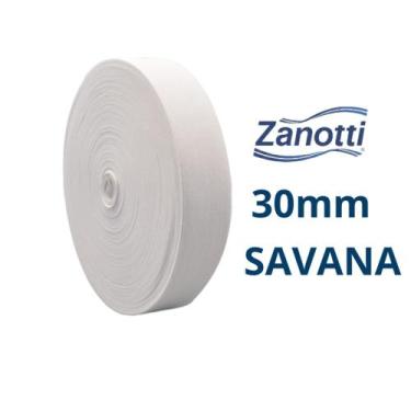 Imagem de Elástico Zanotti Savana 30 (29mm) Branco C/ 25 metros - Zanotti Elásti