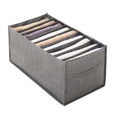 Imagem de Organizador De ROUPA com 6 grids Dobrável Para Armário Gaveta de roupa