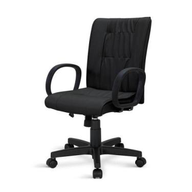 Imagem de Cadeira Diretor Siena Giratória Relax 5033 Com Braços 0077 Preta - Fle