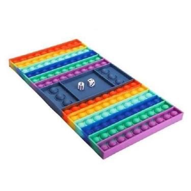 Imagem de Tabuleiro Pop It Fidget Toy Sensorial Grande Colorido
