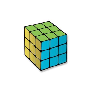 Imagem de Caixa Surpresa Cubo Festa Neon - 7,5x7,5x7,5cm - 8 unidades - Festcolo