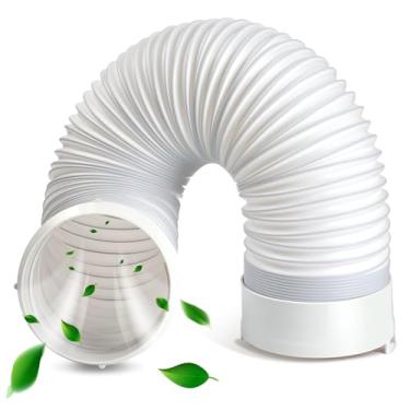 Imagem de Mangueira de exaustão de ar condicionado portátil TL1854 compatível com Delonghi PACA140E PACC100EL PACC100 PACA110 PACCT90, 12,7 cm de diâmetro 111,8 cm de comprimento tubo de saída de escape inclui