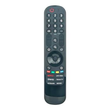 Imagem de AIDITIYMI MR23GA AKB76043112 Controle remoto de substituição compatível com LG TV 65QNED75URA 75QNED75URA 50QNED80URA 55QNED80URA 65QNED80URA 75QNED80URA 86QNED80URA OLED77Z2PUA OLED77Z2PUA LED88Z2