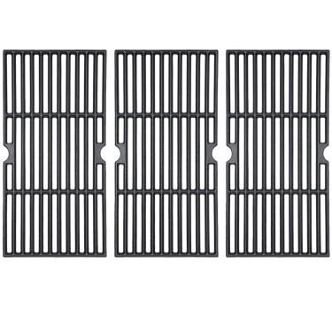 Imagem de GasSaf Grelhas de grelha de 16 7/20.3 cm para churrasqueira a gás Charbroil 463420508, 463420511, 463436214, 463440109, grades de ferro fundido para grelhar carvão, garrafa térmica, Master Chef,