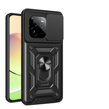 Imagem de Kukoufey Capa compatível com Realme GT7 Pro 5G, com capa de lente de câmera deslizante compatível com Realme GT 7 Pro 5G RMX5011 capa preta