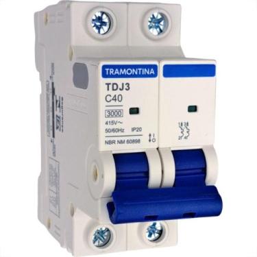 Imagem de Disjuntor Tramontina ''Din'' Bipolar 40A. C - TRAMONTINA ELETRIK