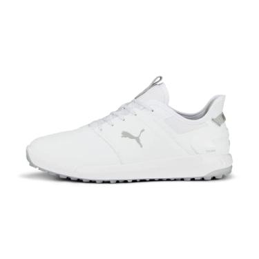Imagem de PUMA Tênis de golfe masculino Ignite Elevate, Puma branco-puma prata, 42