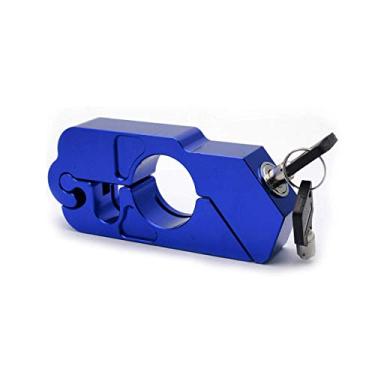 Imagem de Bravedog Trava de motocicleta – Alça de motocicleta CNC de liga universal, trava de segurança com 2 chaves para proteger uma bicicleta, scooter, ciclomotor ou quadriciclo em menos de 5 segundos