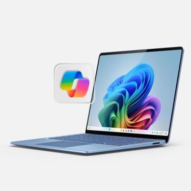 Imagem de Microsoft Surface Laptop (2024), Windows 11 Copilot+ PC, tela sensível ao toque de 13,9 polegadas, Snapdragon X Plus (10 núcleos), 16 GB de RAM, 512 GB de armazenamento SSD, Sapphire