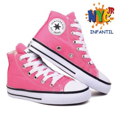 Imagem de Tenis infantil Botinha Menina Menino Nyc Shoes Star, Pink, 30